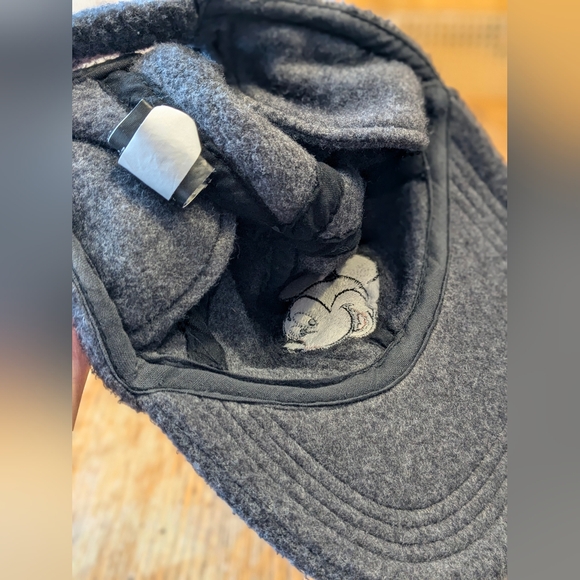 VINTAGE Disney Mickey Mouse Hat Gray Fleece Embroidery - Picture 4 of 5